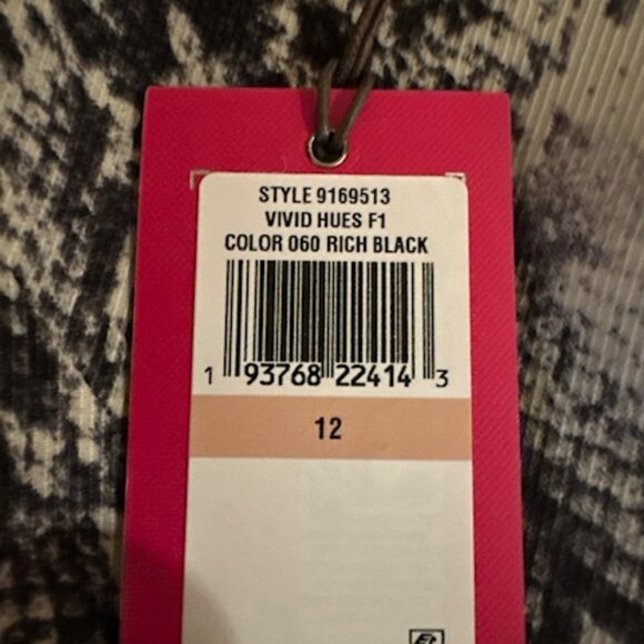 Vince Camuto Black White Gray Snake Skin Print Blazer Jacket Sz 12 NWT - Picture 9 of 16